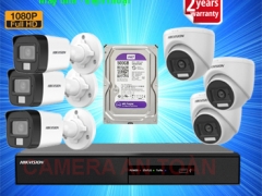 Trọn bộ 6 camera giám sát chất lượng cao Hikvision Full HD 2.0